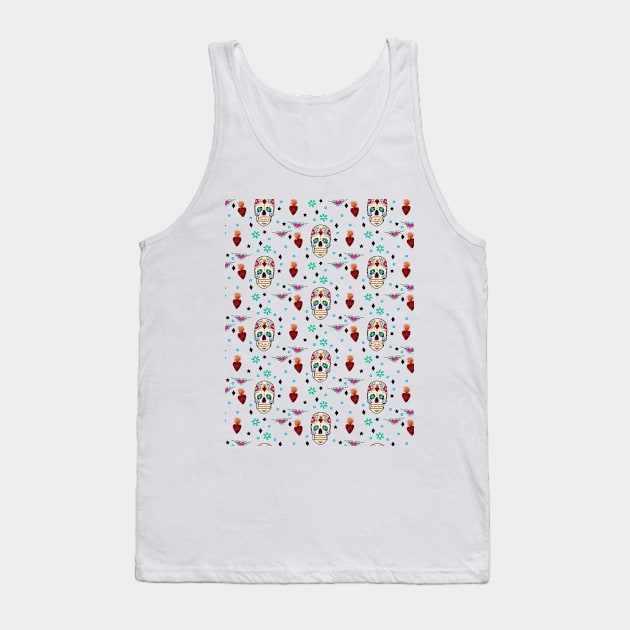 Day of the Dead *Clear BG* Tank Top by LozMac